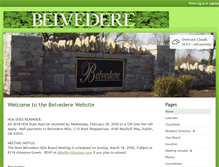Tablet Screenshot of belvedere-hoa.com